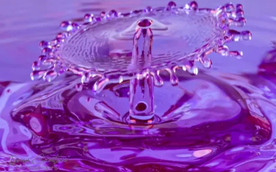 Fotografía de gotas de agua