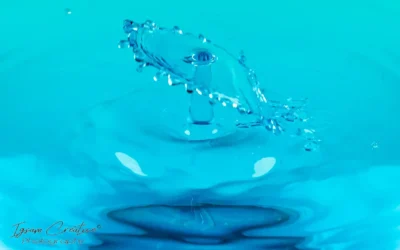 Fotografía de gotas de agua