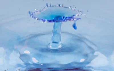 Fotografía de gotas de agua
