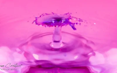Fotografía de gotas de agua