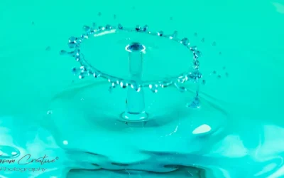 Fotografía de gotas de agua