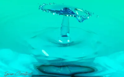 Fotografía de gotas de agua