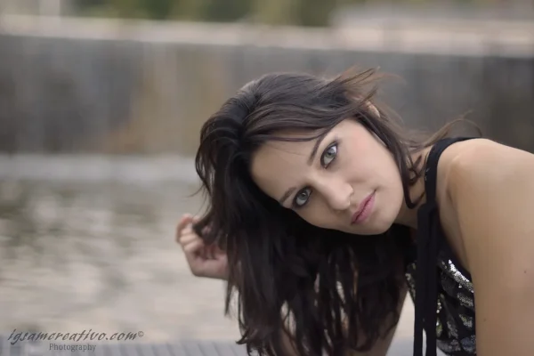 Fotografía de modelo para book profesional en Madrid
