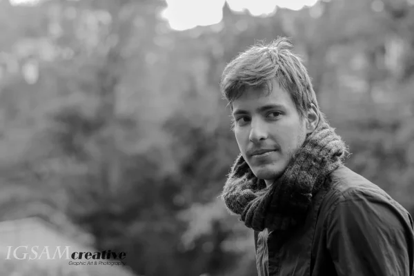 Primer plano para book de actor en Madrid